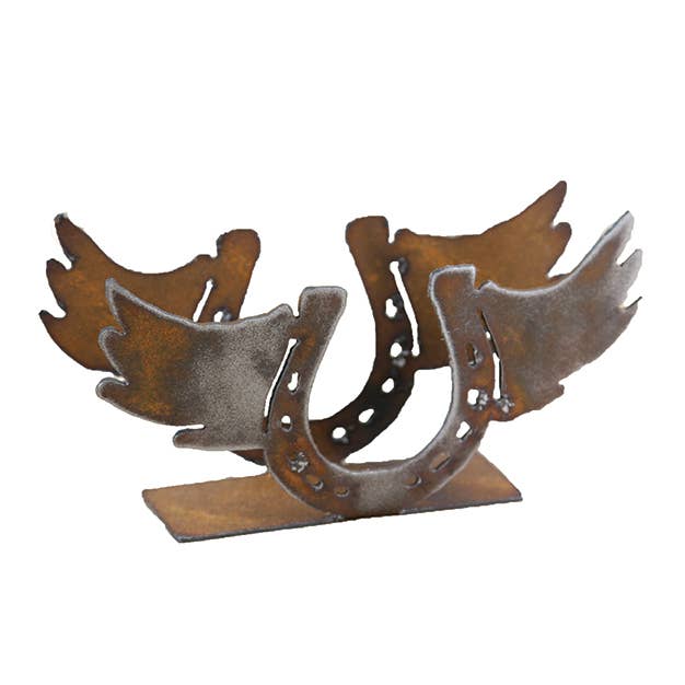 Horseshoe Napkin Holder Coaster Holder Mail Holder Western for wholesale by Whimsies