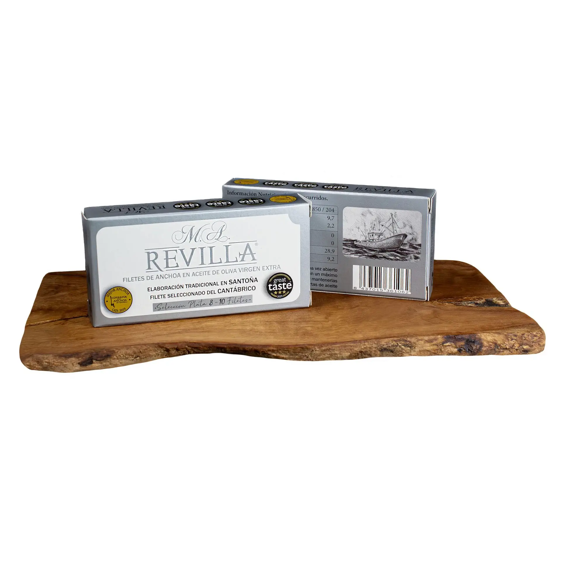 Made in Spain – wholesale Konserverad fisk – Ansjovis M.A. Revilla – 50 g oljeburk0