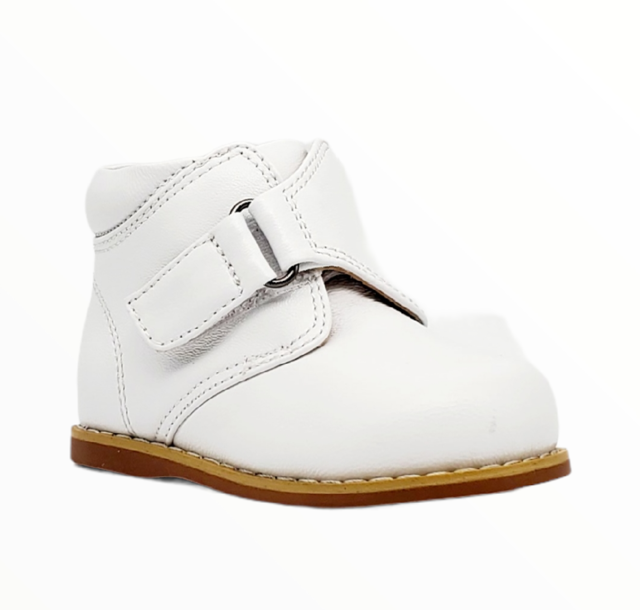 Tippy Tot Shoes - Wholesale Crib Shoes - Baby - Classic Walkers Velcro - White4