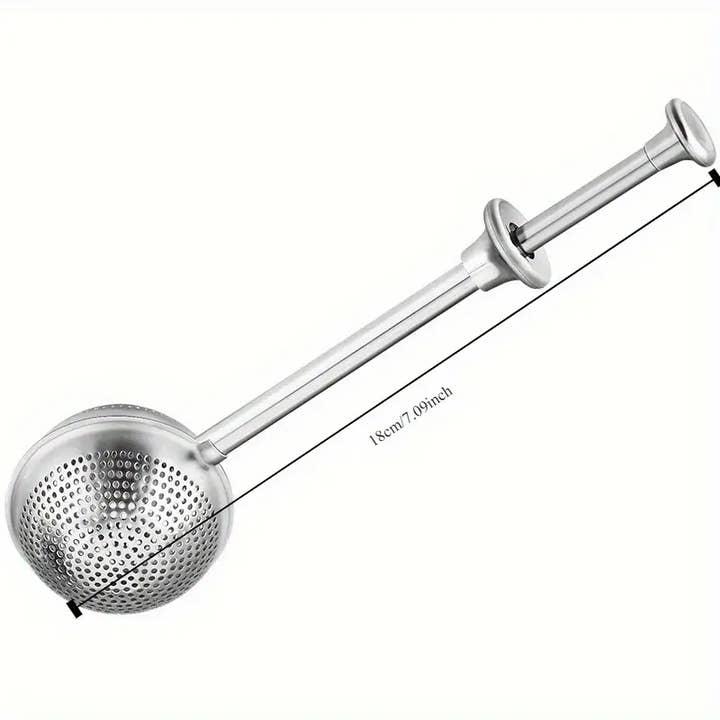 Magnifique Hearts - Wholesale Tea Strainer/Infuser - Stainless Steel Tea Infuser & Dusting Wand for Baking & Tea6