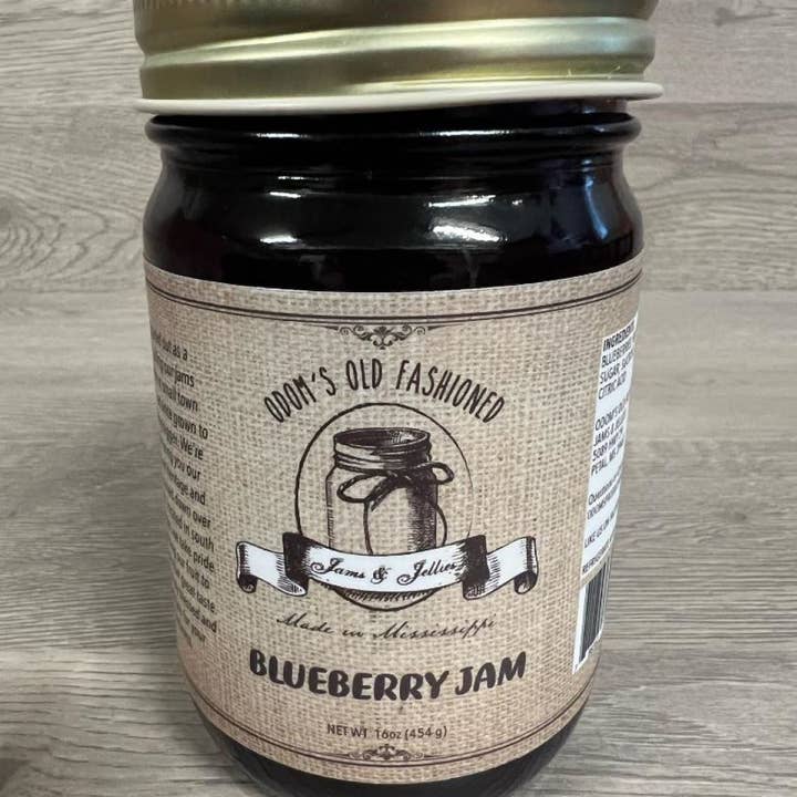 Blueberry Jam for wholesale by Odom's Old Fashioned Goods