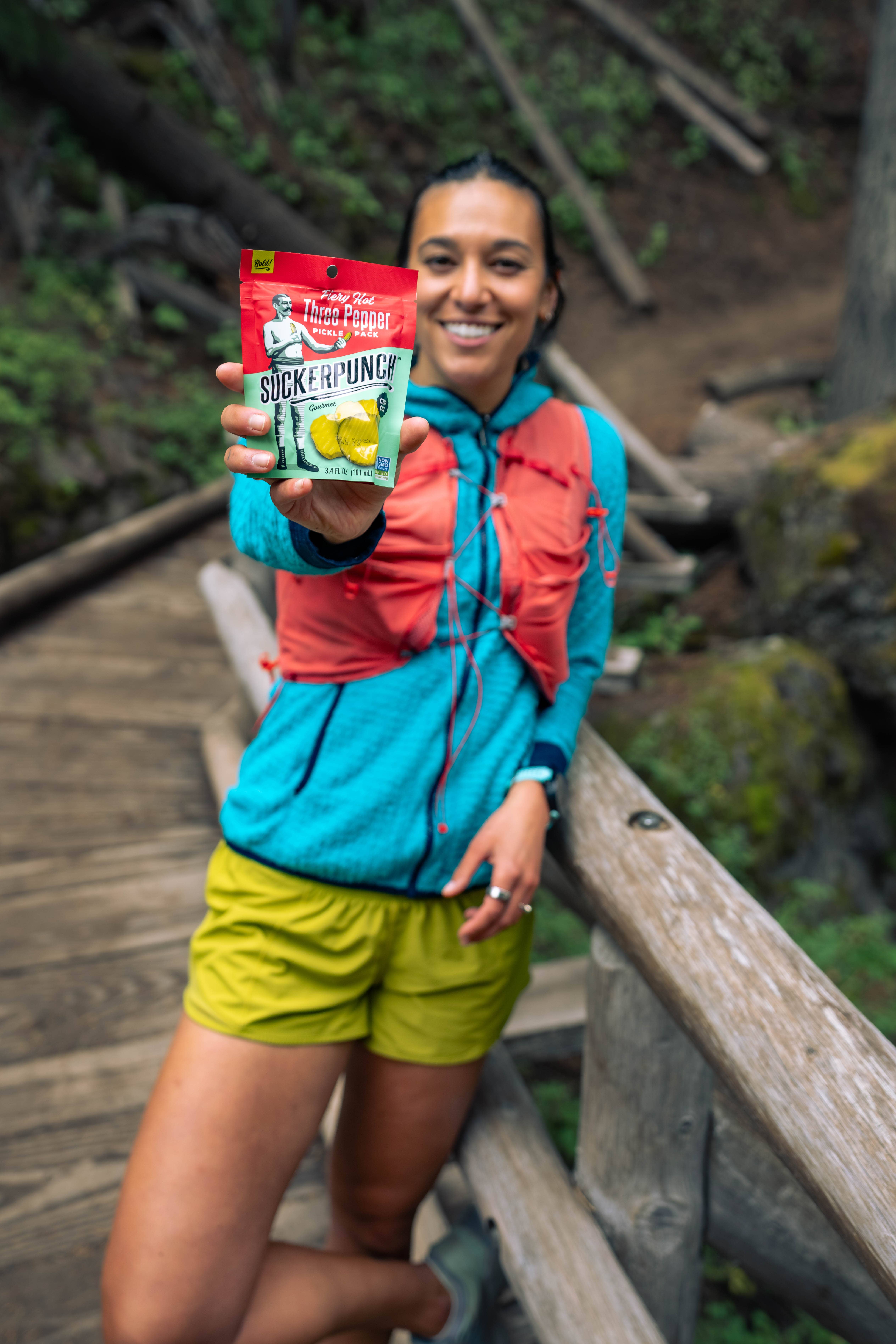 SuckerPunch Pickles - Wholesale Pickled Vegetables - Fiery Hot 3-Pepper Snack Pack3