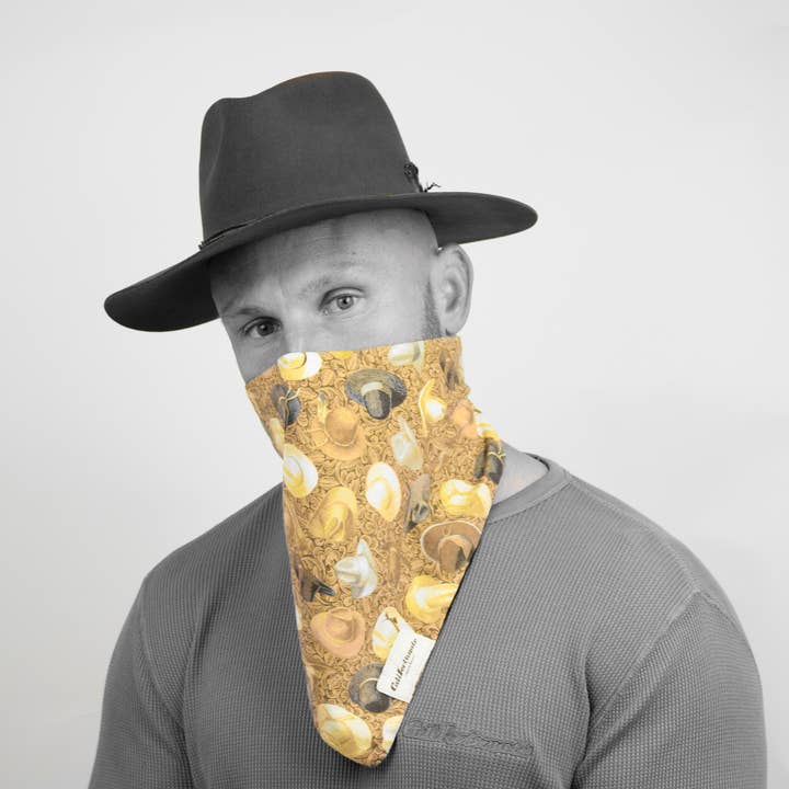 Maskdanna by Califortunate - Wholesale Protective Face Mask/Shield - MASKDANNA COWBOY HAT3