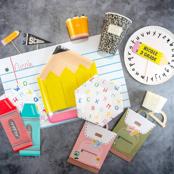 Gatherings by Curated Paperie - Wholesale Disposable Placemat - SCH23-PL1- Loose Leaf Paper Placemat5