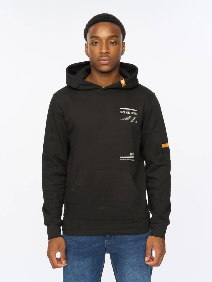 Ambridge Hoodie Black for wholesale by Duck and Cover