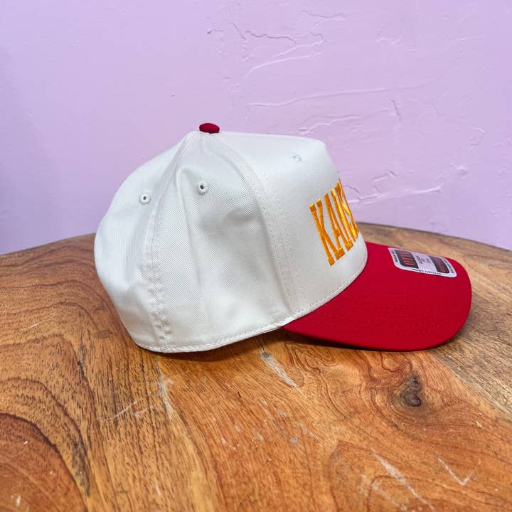 Silly Goose Truckers - Wholesale Trucker Hat - Unisex - Kansas City Chiefs - Red/Cream1