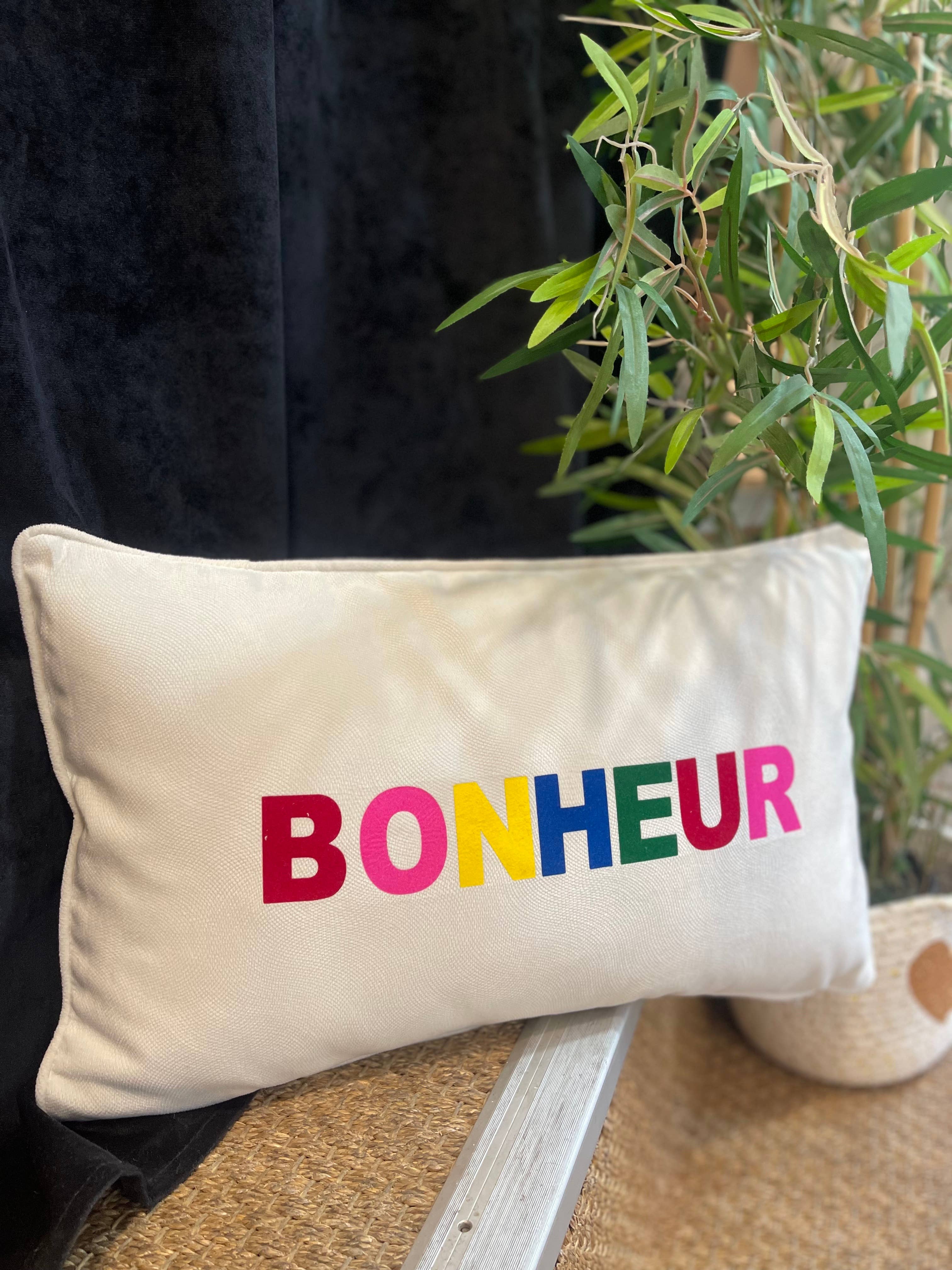 Toiles Chics - Wholesale Throw/Decorative Pillow - Ecru velvet cushion2