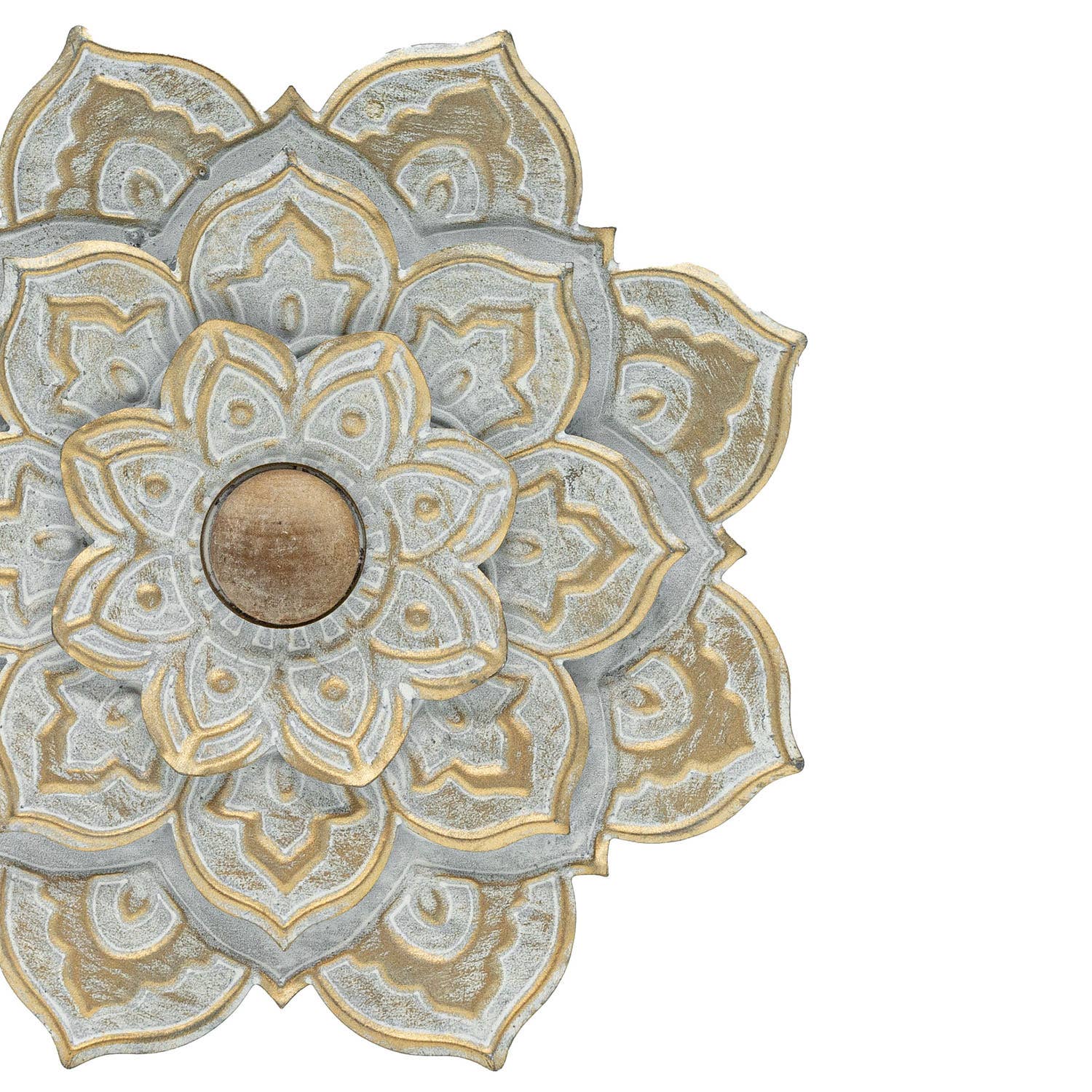 Foreside Home & Garden - Wholesale Wall Accent - Antique Cottage Flower Wall Decor Small2