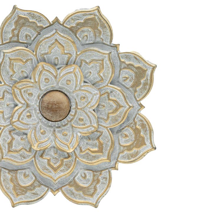 Foreside Home & Garden - Wholesale Wall Accent - Antique Cottage Flower Wall Decor Small2