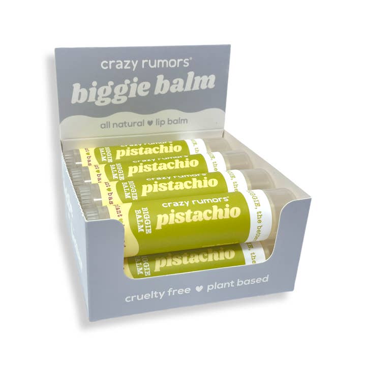 Crazy Rumors UK – wholesale Lip Balm – BIGGIE Pistachio Lip Balm1