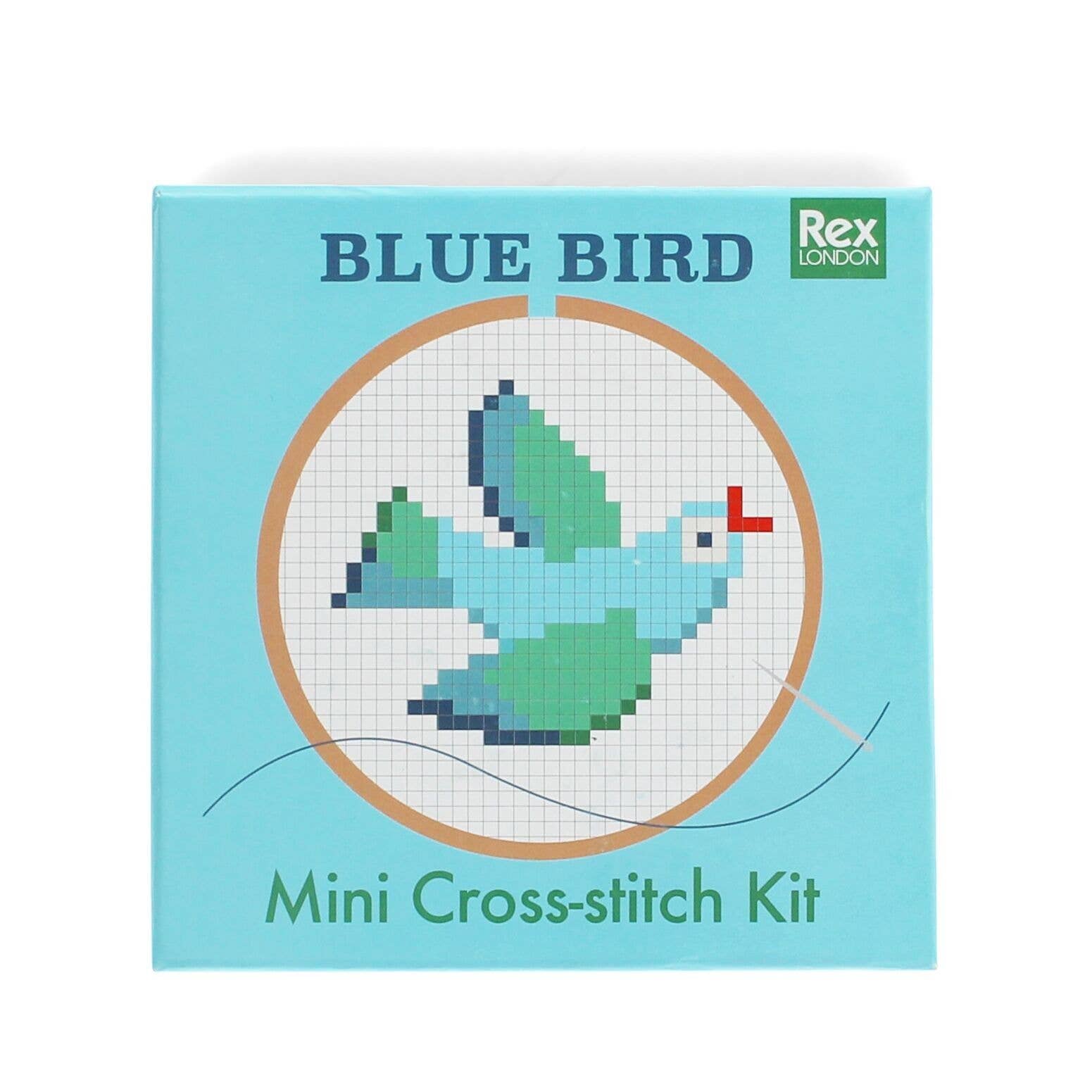 Rex B2B - UK - Wholesale Craft Sewing Kit - Mini Cross-Stitch Kit - Blue Bird0