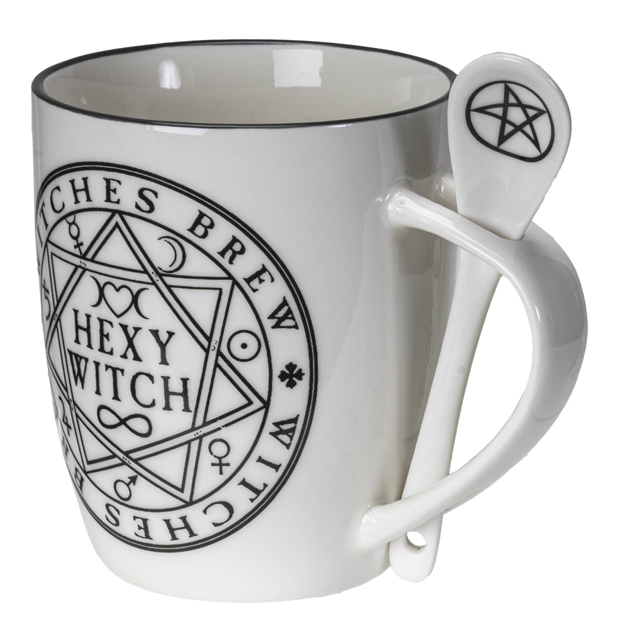 Pacific Trading - Wholesale Coffee Mug - Alchemy Gothic Mug & Spoon Set Hexy Witch4