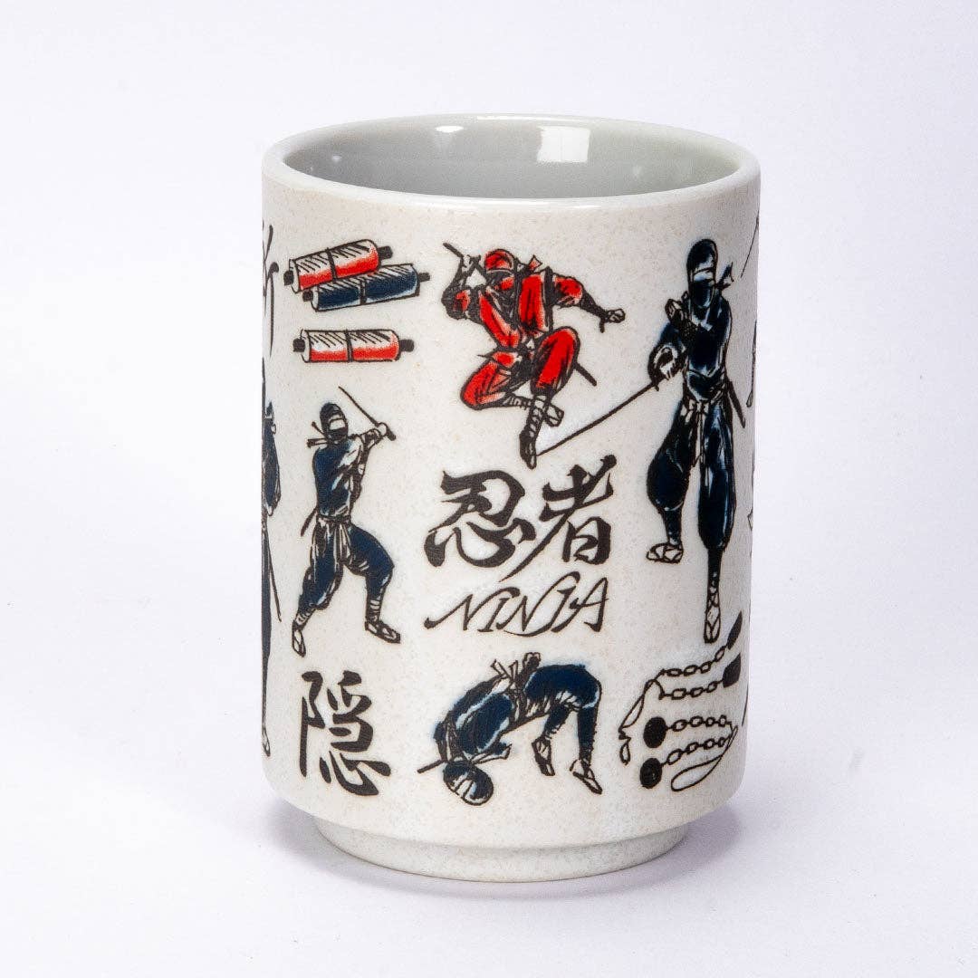 Urban Tokyo - Wholesale Coffee Mug - Japanese Ninja Yunomi Style Tea Cup Reactive Glaze 9 fl oz JP (6/60)0