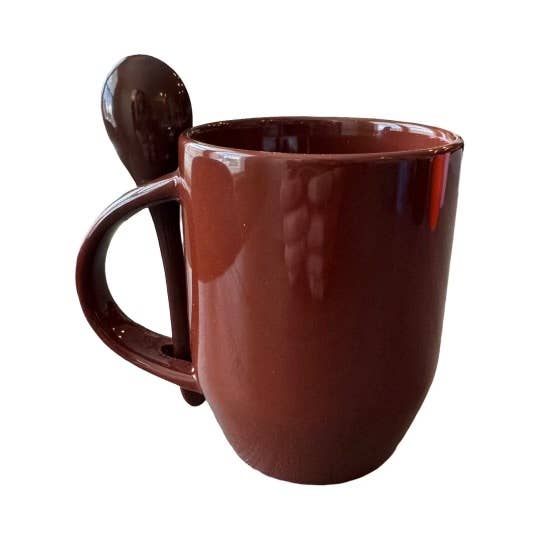 Galleyware - Wholesale Coffee Mug - Ceramic Mug with Spoon 13oz3