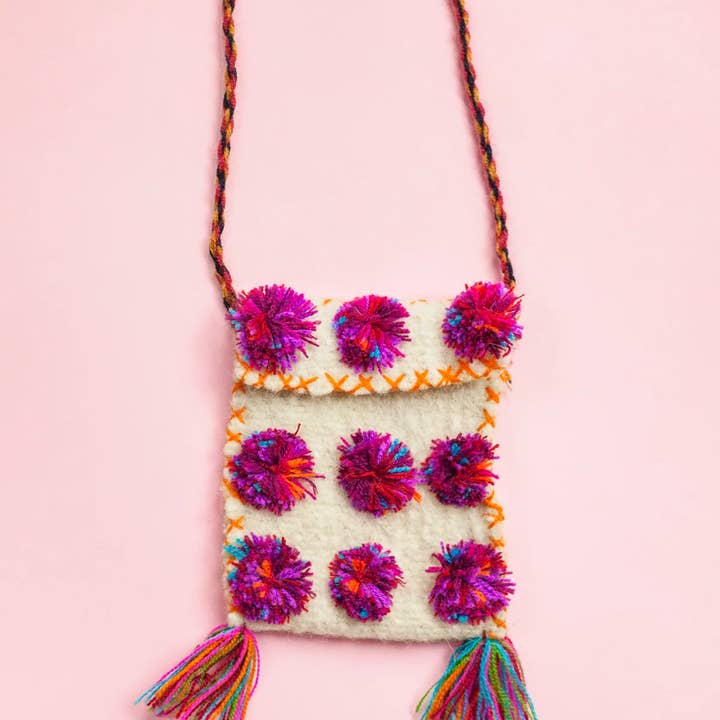 Jitana - Wholesale Crossbody Bag - Kids - Chiapas Pom Pom Purse