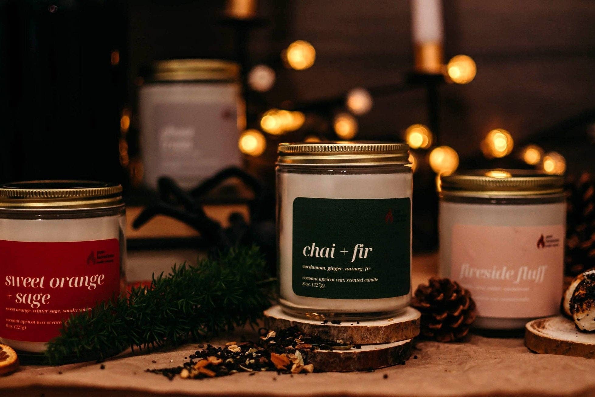 Pure Intentions Candle Company - Vente Bougie en bocal - Fireside Fluff4