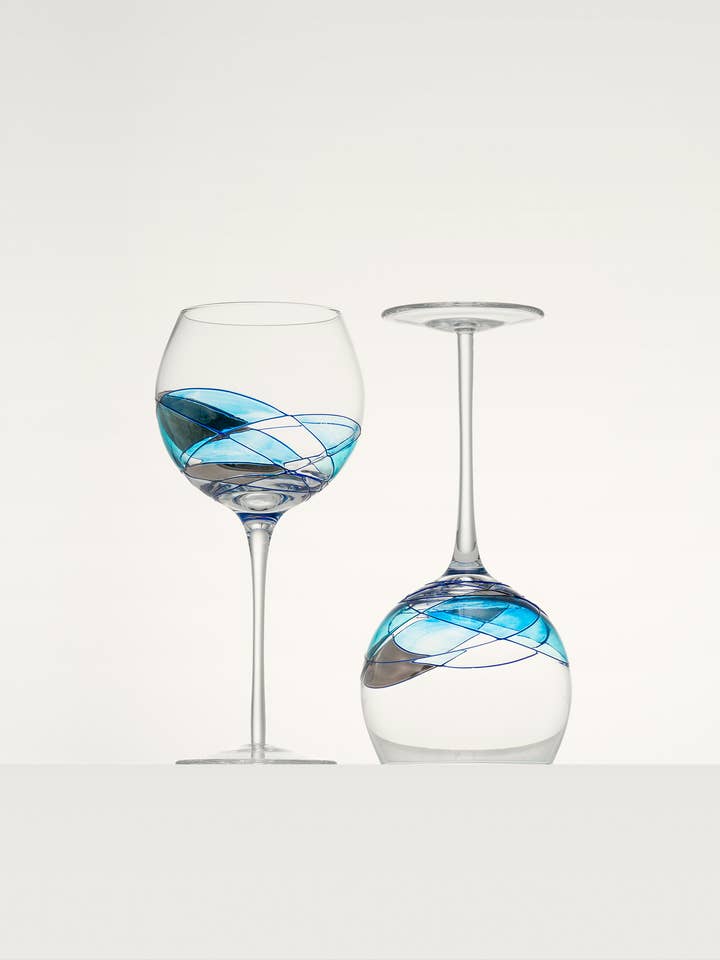 Verre à vin à grande tige 21 oz - Mediterrani Line pour la vente par A2 New Life