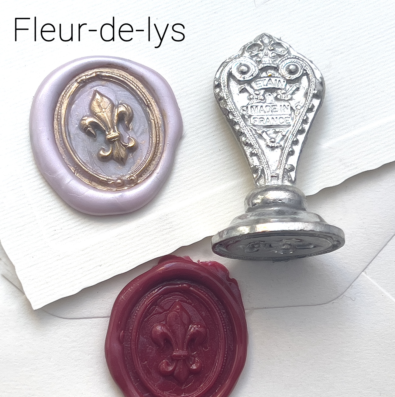 Papier Plume - Wholesale Rubber/Decorative Stamp - Wax Seals from France - Cast Pewter - 17 UNIQUE 3D Designs25
