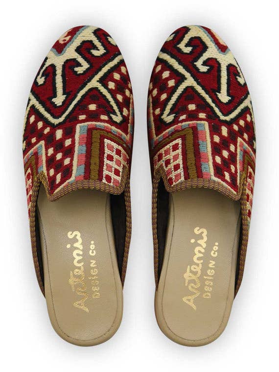 Men's Sumak Kilim Slippers - Size 11 for wholesale by Artemis Design Co.