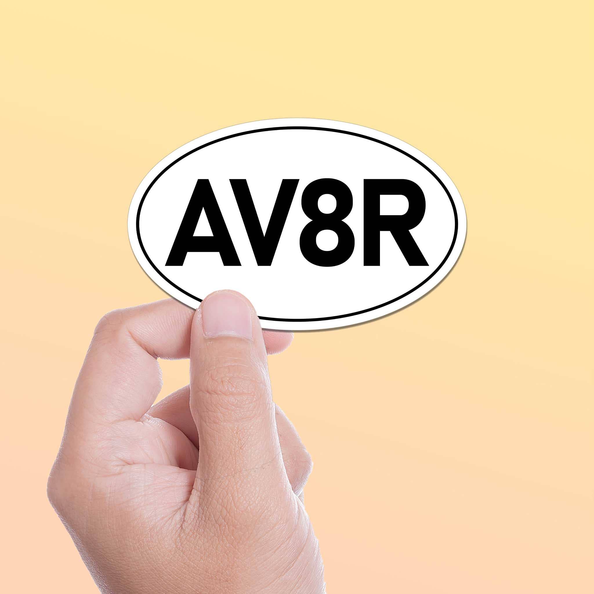 Sentinel Supply - Wholesale Sticker - AV8R Airplane Pilot Sticker0