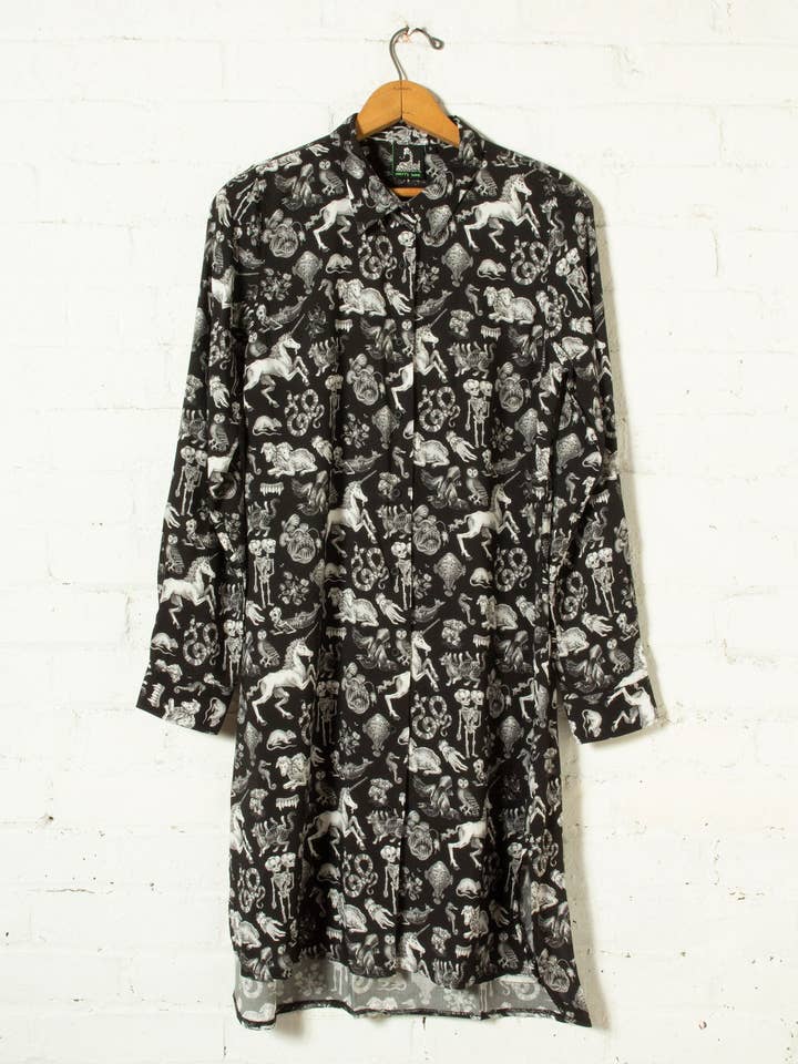 Pretty Snake - Wholesale Dress - Women's - Freak of Nature Shirt Dress Black5