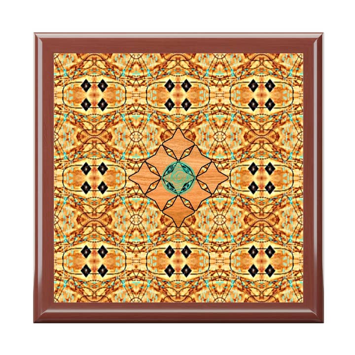 Oak Swirl Jewelry Box for wholesale by Enchanted Dog Designs