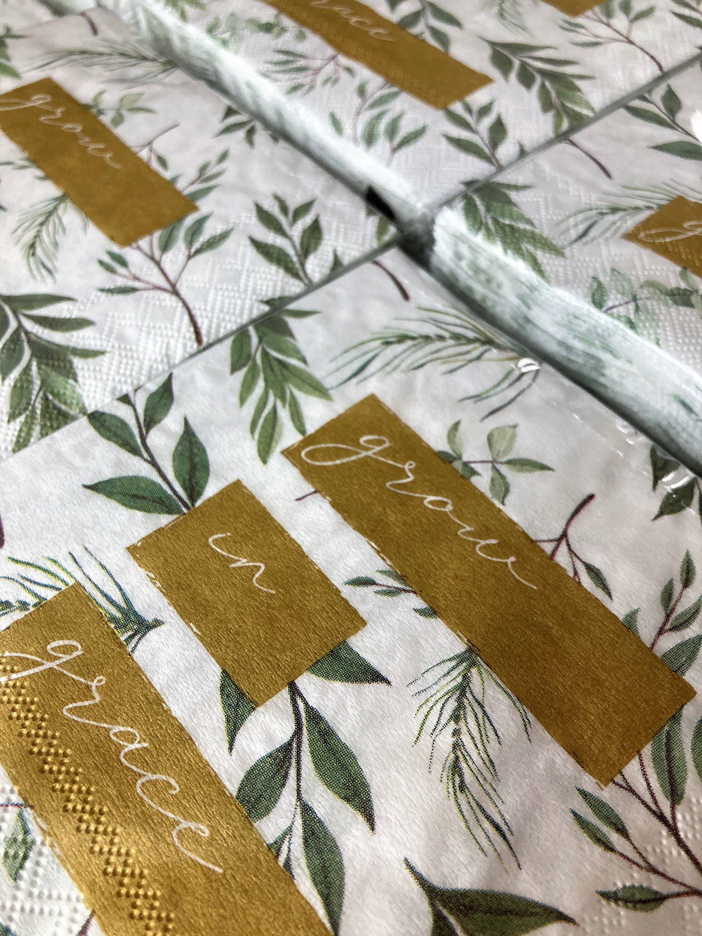 Pearls of Parchment - Wholesale Disposable Napkin - Grow In Grace Paper Napkins | 16 ct Scripture Napkins3