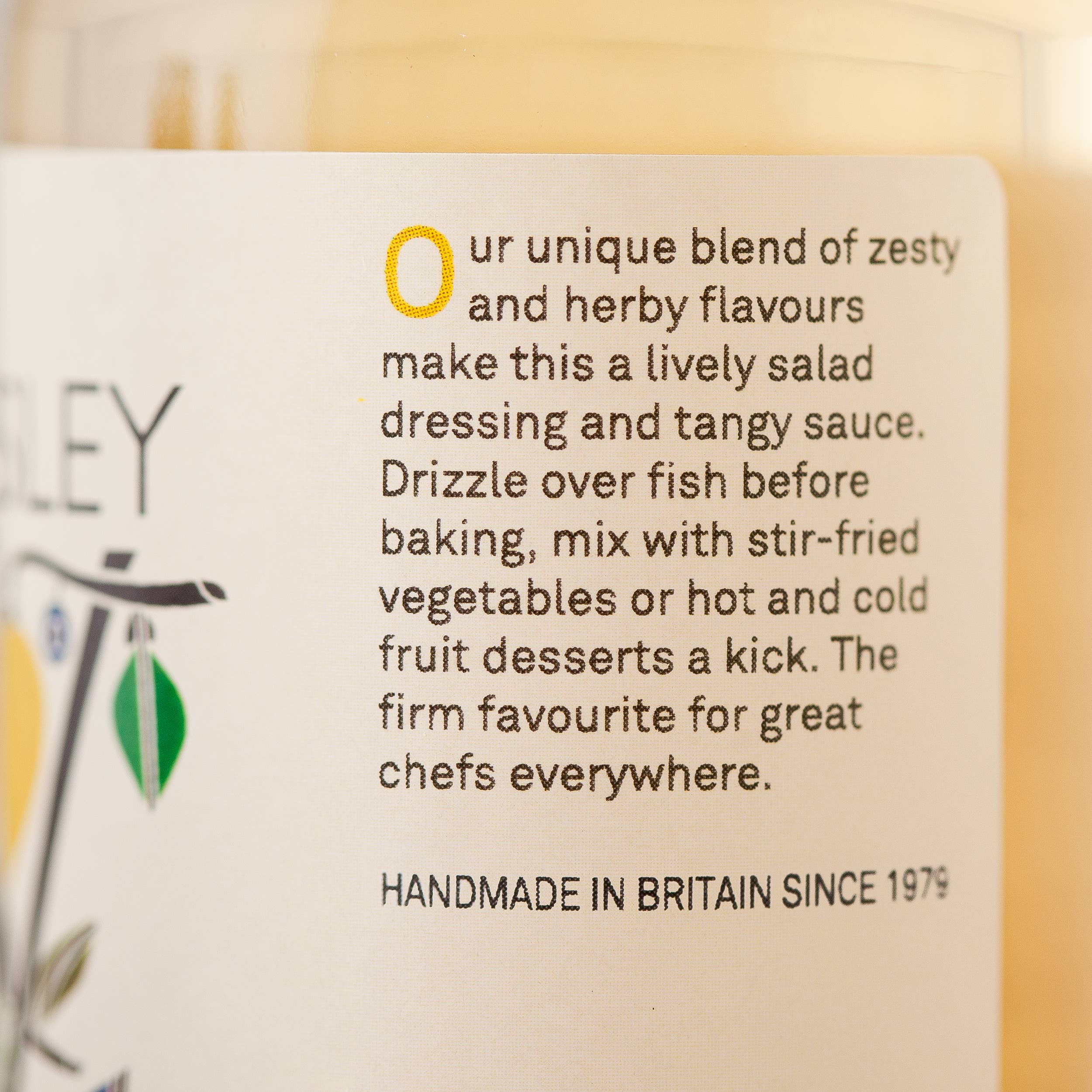 Womersley Foods – wholesale Vinegar – Lemon, Basil, Bay & Juniper Vinegar / Citrus Salad Dressing6