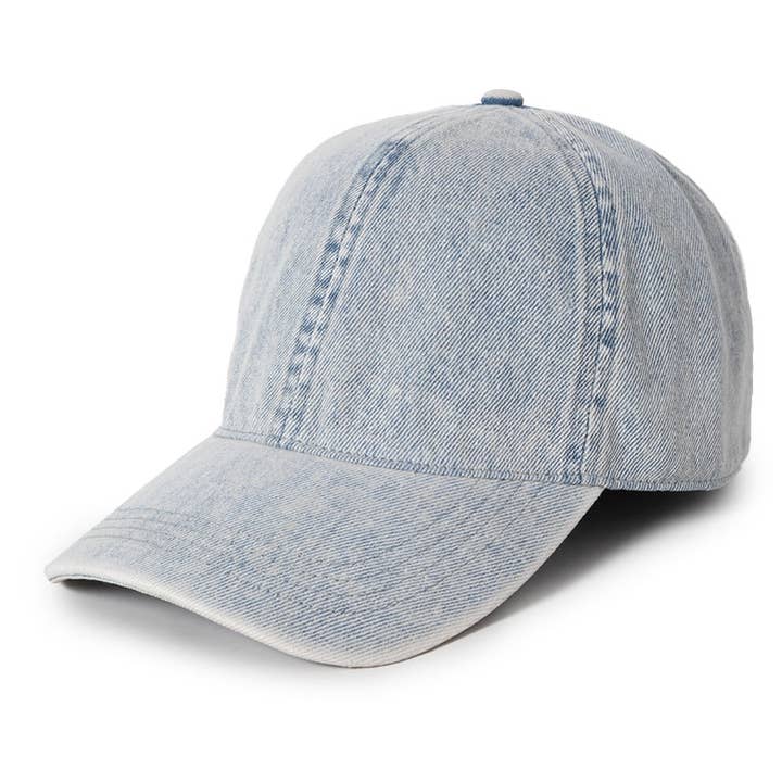 FWCAP3478 - Denim Cotton Baseball Cap for wholesale by David And Young