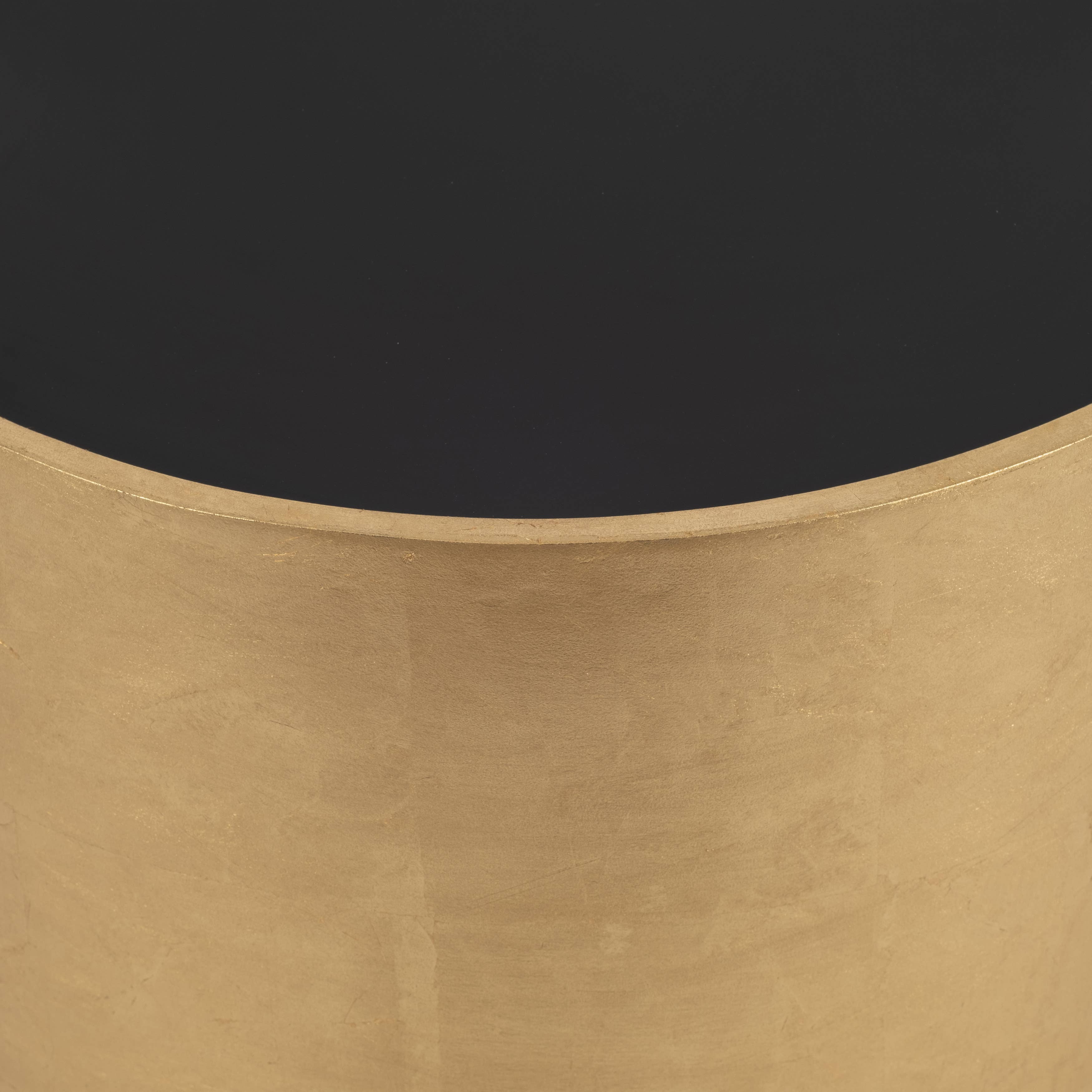 Sagebrook Home - Wholesale Side Table - Side Table - Gold Glass Round Top Cylindrical Base, 24 in.6