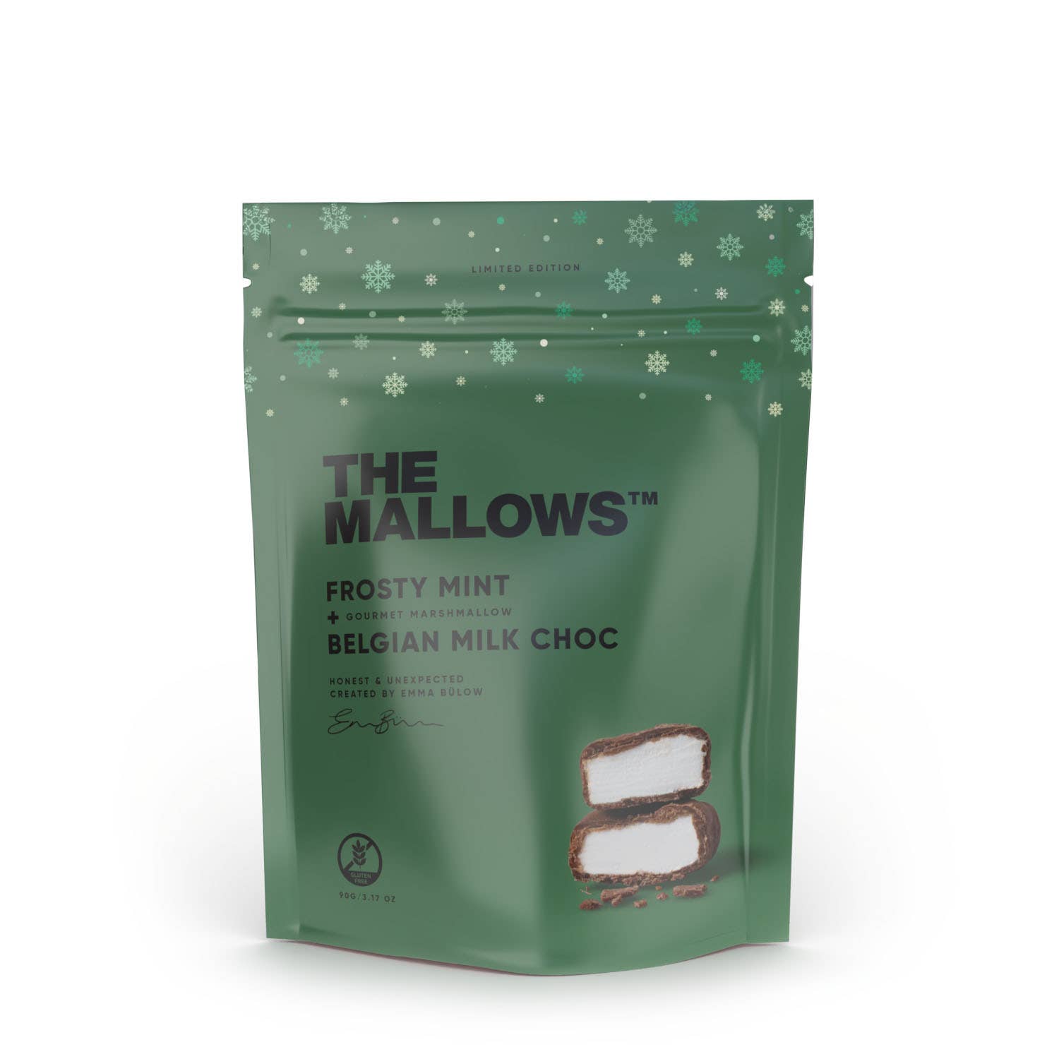 The Mallows - Wholesale Marshmallow - FROSTY MINT - CHOCOLATE COATED MARSHMALLOWS
