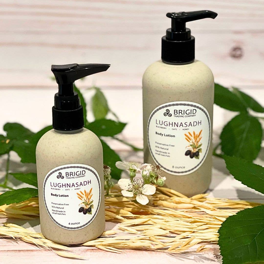 Brigid Trading Company - Wholesale Body Cream/Lotion - Lughnasadh Natural Body Lotion - Blackberry, Oats, and Honey2