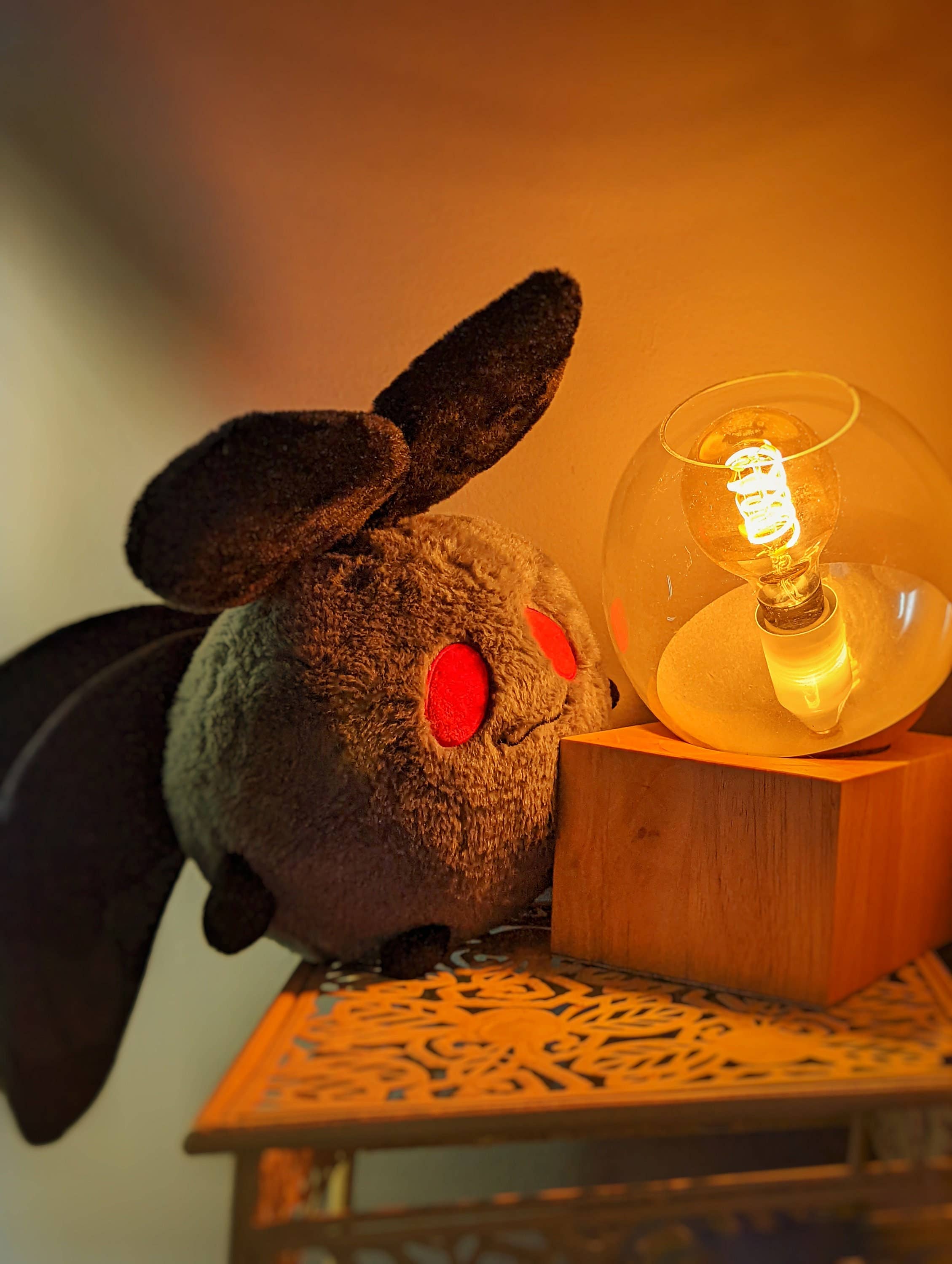 Evkami - Vente Peluche – enfant et bébé - Peluche Mothman, Mothboi, Cryptide, Kawaii, mignon, papillon, gothique, O6