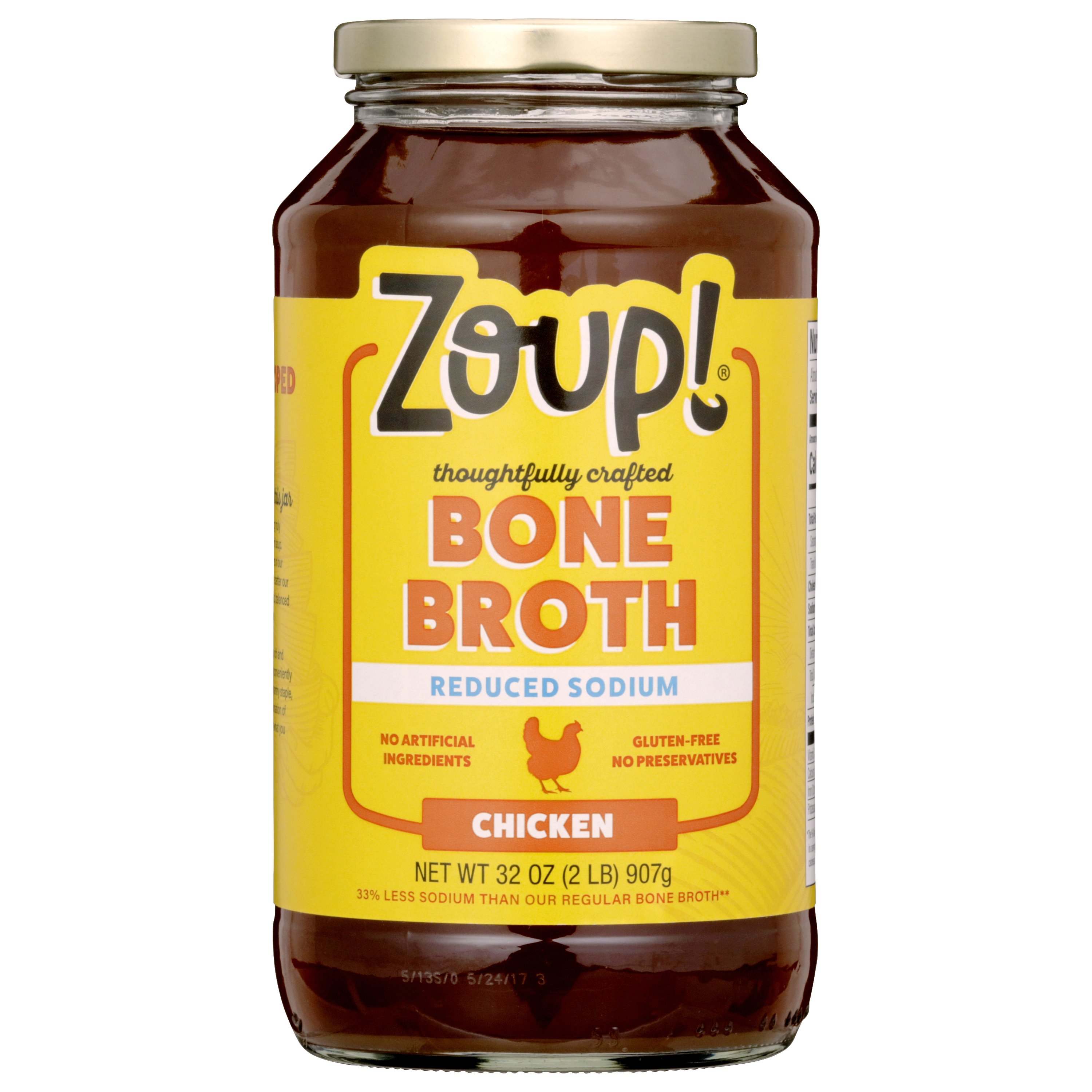 Zoup! Specialty Products - Venta al por mayor Caldo - Caldo de Hueso de Pollo con Sodio Reducido0