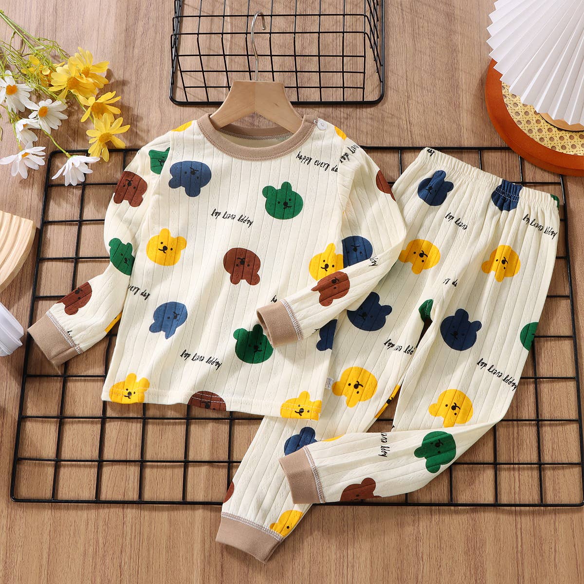 PatPat - Vente Ensemble haut et pantalon – bébé - Ensembles en coton pour bébé/tout-petit/enfant à imprimé animal (sans étiquettes PatPat)2