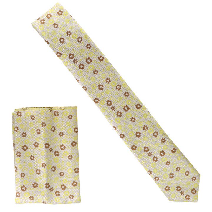 Dubal Brothers - Wholesale Necktie - Men's - Skinny Design Necktie & Pocket Square by Vittorio Farina39