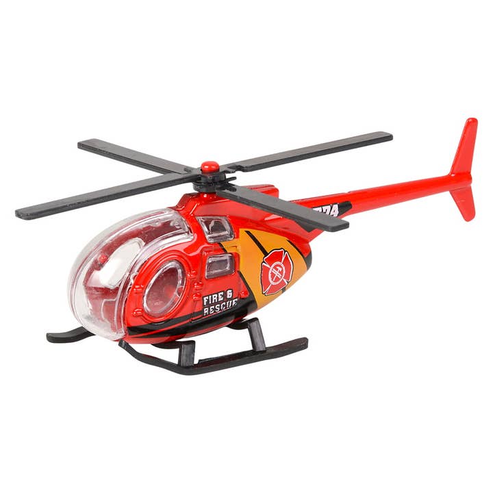 La Luna Bella - Toys - Wholesale Toy Car/Truck - Kids - 3.5" DIE-CAST HELICOPTER LLB Car Toys