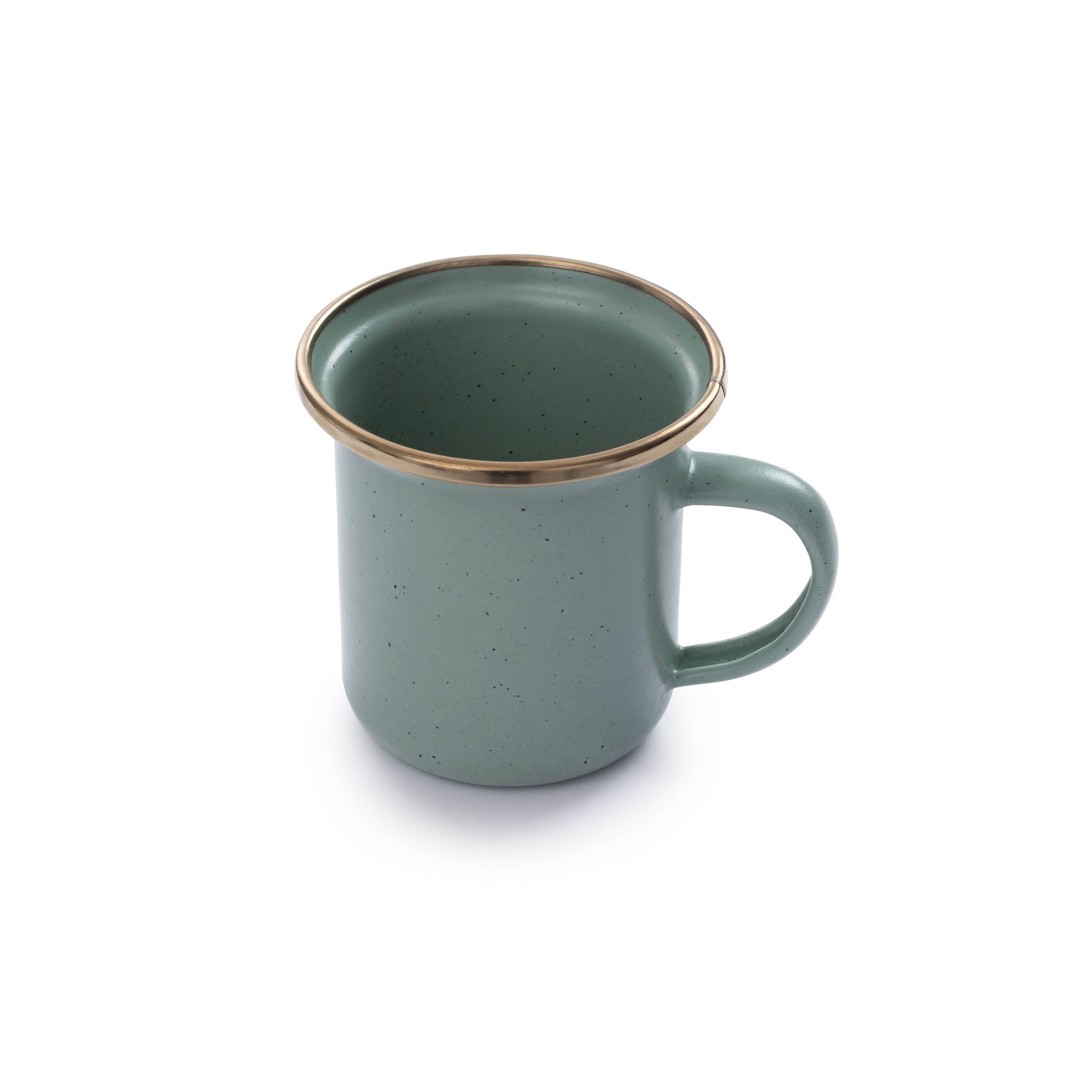 Barebones - Wholesale Coffee Mug - Enamel Espresso Cup (Set of 2)6