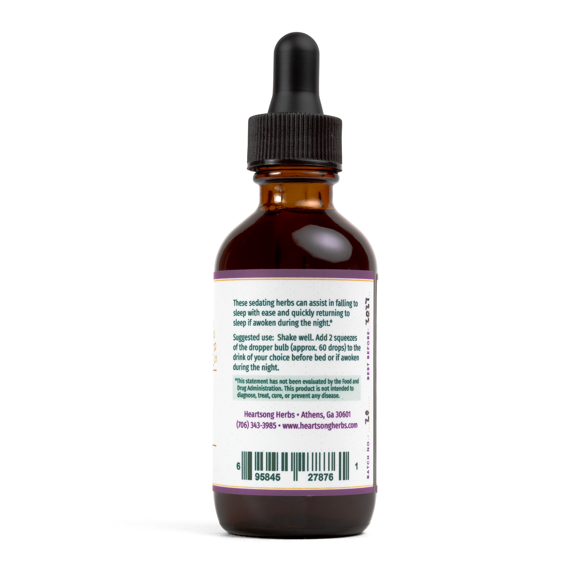 Heartsong Herbs - Wholesale Tincture - Sleep Easy Tincture1