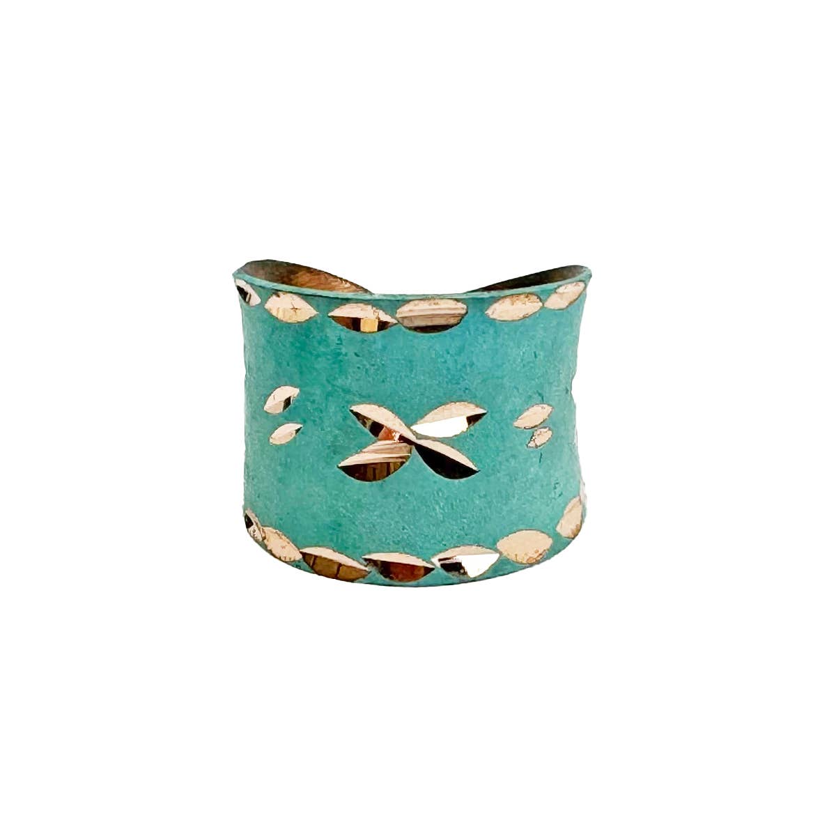 Anju Jewelry - Vendita all'ingrosso Anello midi/a fascia - Anello Acque Fiorenti Patina0