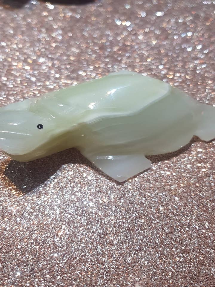 Tortue en pierre d’onyx pour la vente par Luz das Pedras Naturais