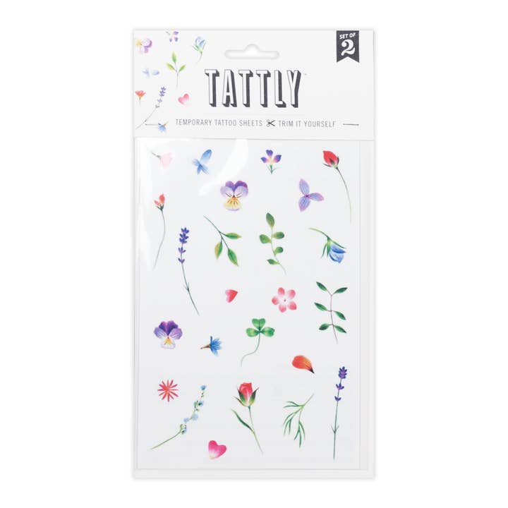 Petite Garden Tattoo Sheets for wholesale by Tattly