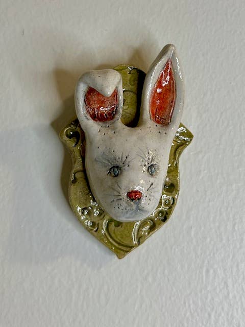 Rabbit on a Plaque for wholesale by Kelly Aaron Creative