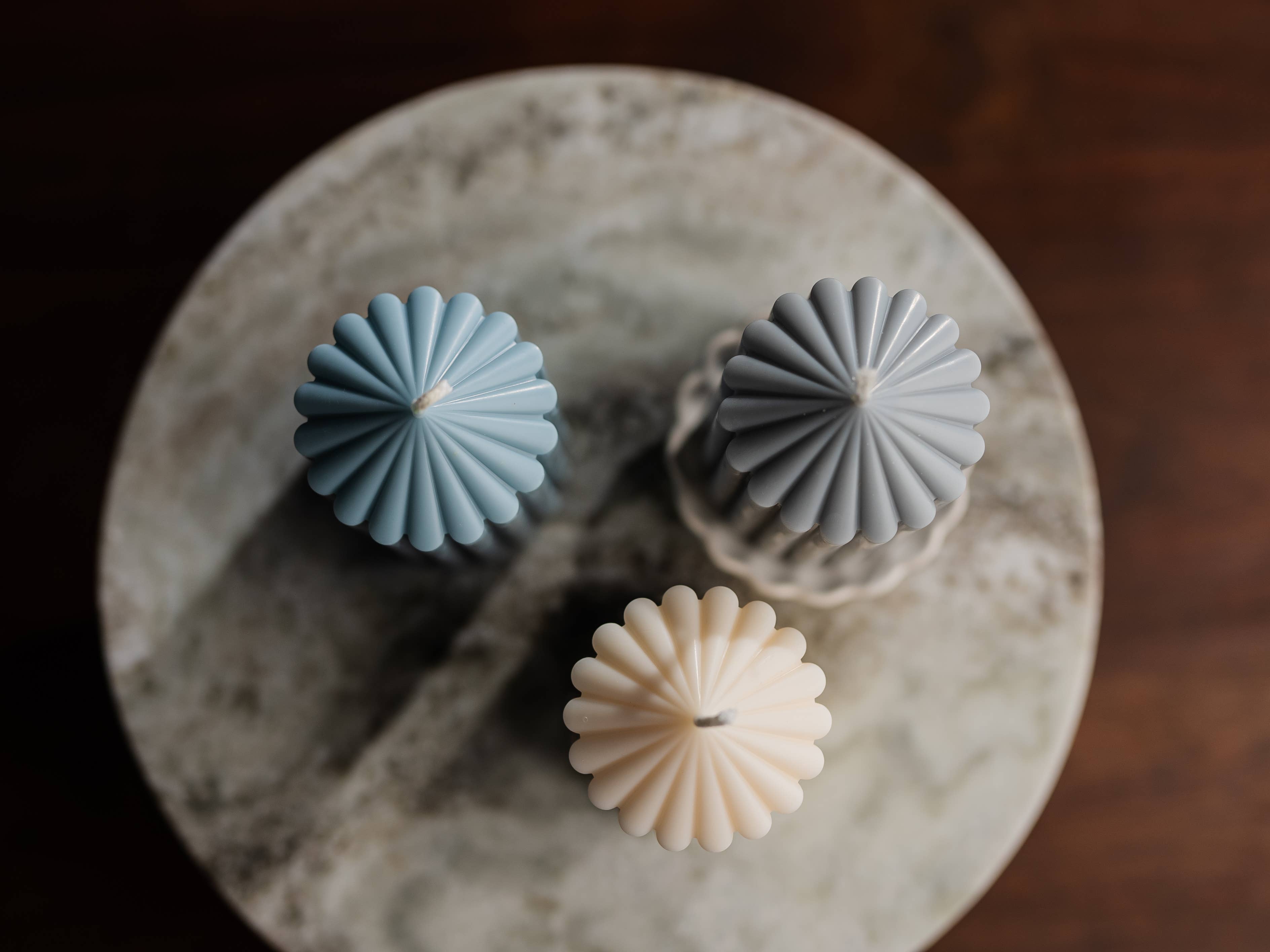 ZOETSTUDIO - Wholesale Pillar Candle - Large Ribbed Pillar Candles | Soy Wax | 110 hrs burn time12