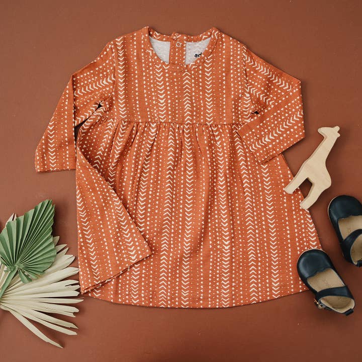 Ade + Ayo - Wholesale Dress - Kids - Wosoko Long Sleeve Dress0