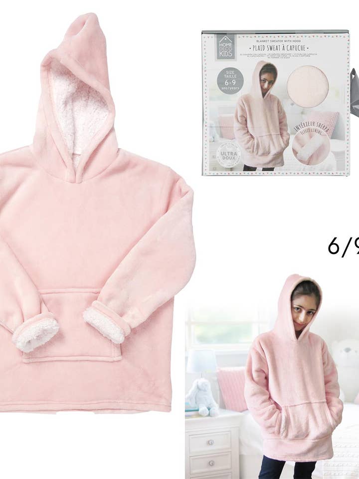 Pink Hoodie For Children A1/M8 for wholesale by Sfeerpunt