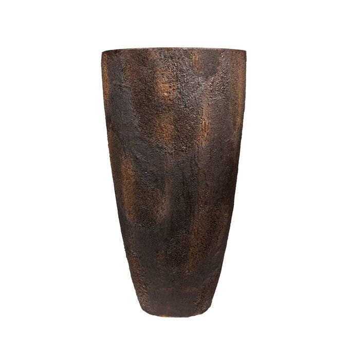 Hugo XXL - Imperial Brown - L26,77in x W26,77in x H49,61in for wholesale by Pottery Pots