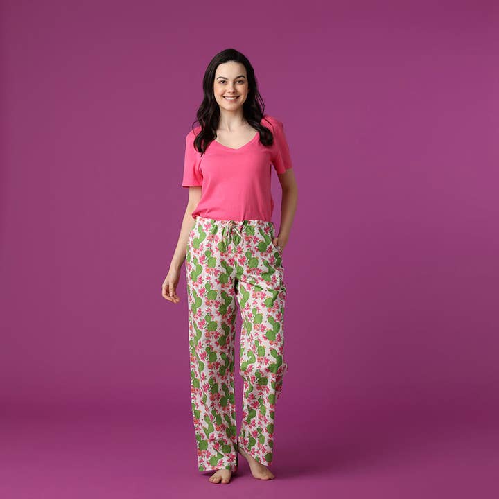 Multi Cactus Flower Pant i en påse för wholesale på Faire