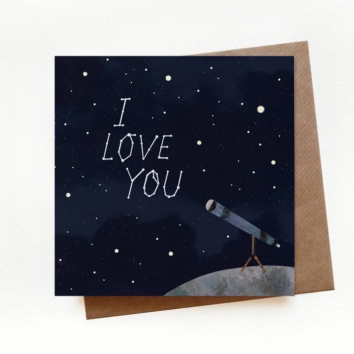 Love Constellations Card for wholesale by Paperwhale Cards & Paper Goods