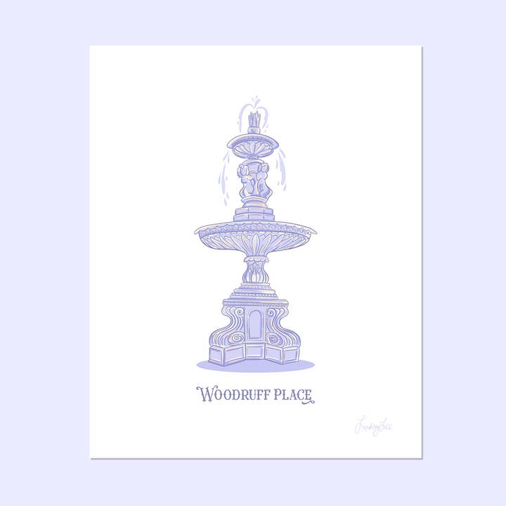 Bolts and Stars - Wholesale Art Print - Woodruff Place, Indianapolis Art Print0